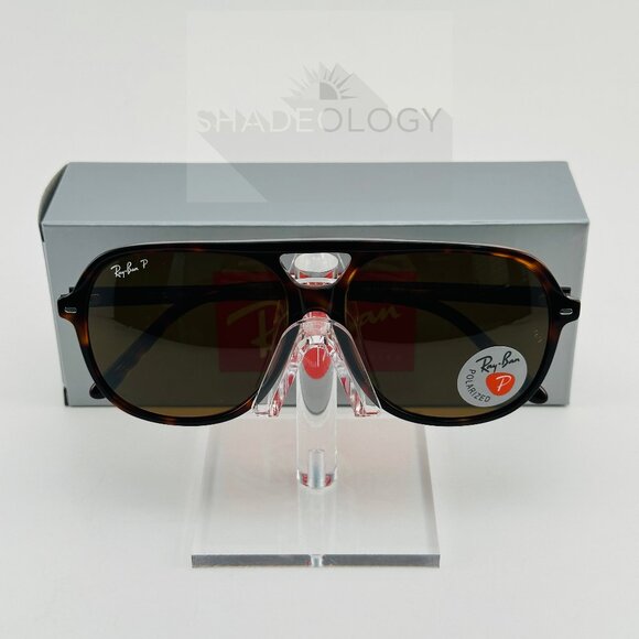 Ray-Ban RB2198 902/57 Bill Polarized Brown Classic B-15 Aviator Unisex Sunglass main image 9